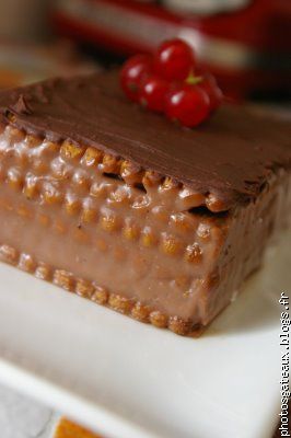 Millefeuille de biscuits Thé au chocolat